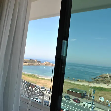 Hotel Delfin Azul Playa de la Lanzada Exterior photo